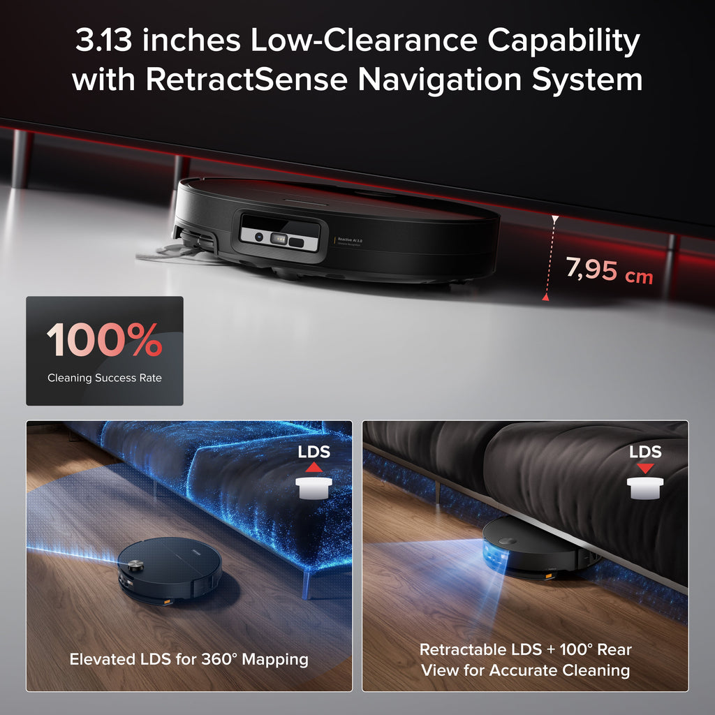 Roborock Saros 20 Sonic Robot Vacuum with Brand New RockDock®
