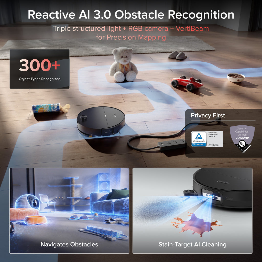 Roborock Saros 20 Sonic Robot Vacuum with Brand New RockDock®