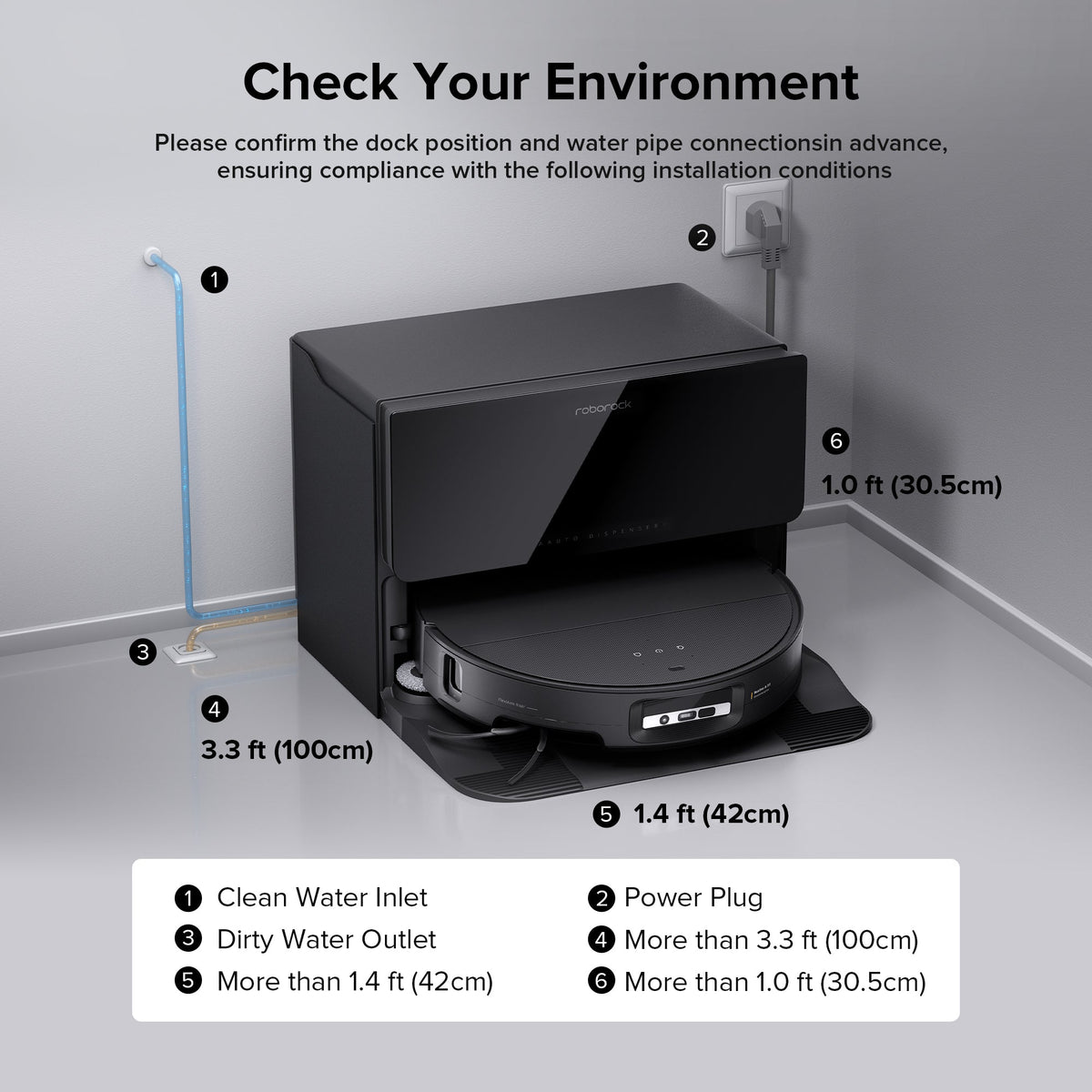 Roborock Saros 10 Robot Vacuum with Refill & Drainage System