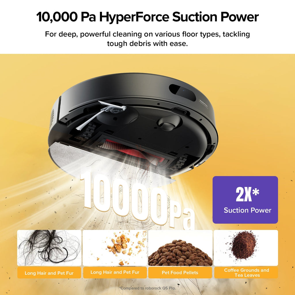 【Certified Refurbished 90% New】Roborock Q7 M5+ Robot Vacuum and Mop with Auto- Empty Dock (Upgraded from Q5 Max+)