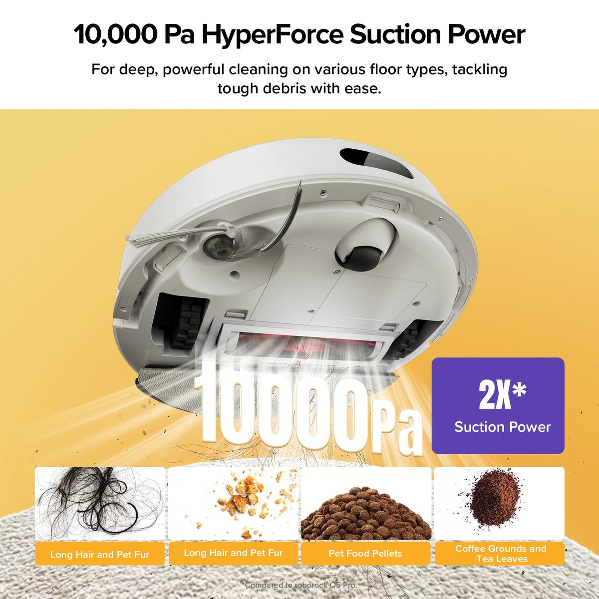 【Certified Refurbished 90% New】Roborock Q7 M5+ Robot Vacuum and Mop with Auto- Empty Dock (Upgraded from Q5 Max+)