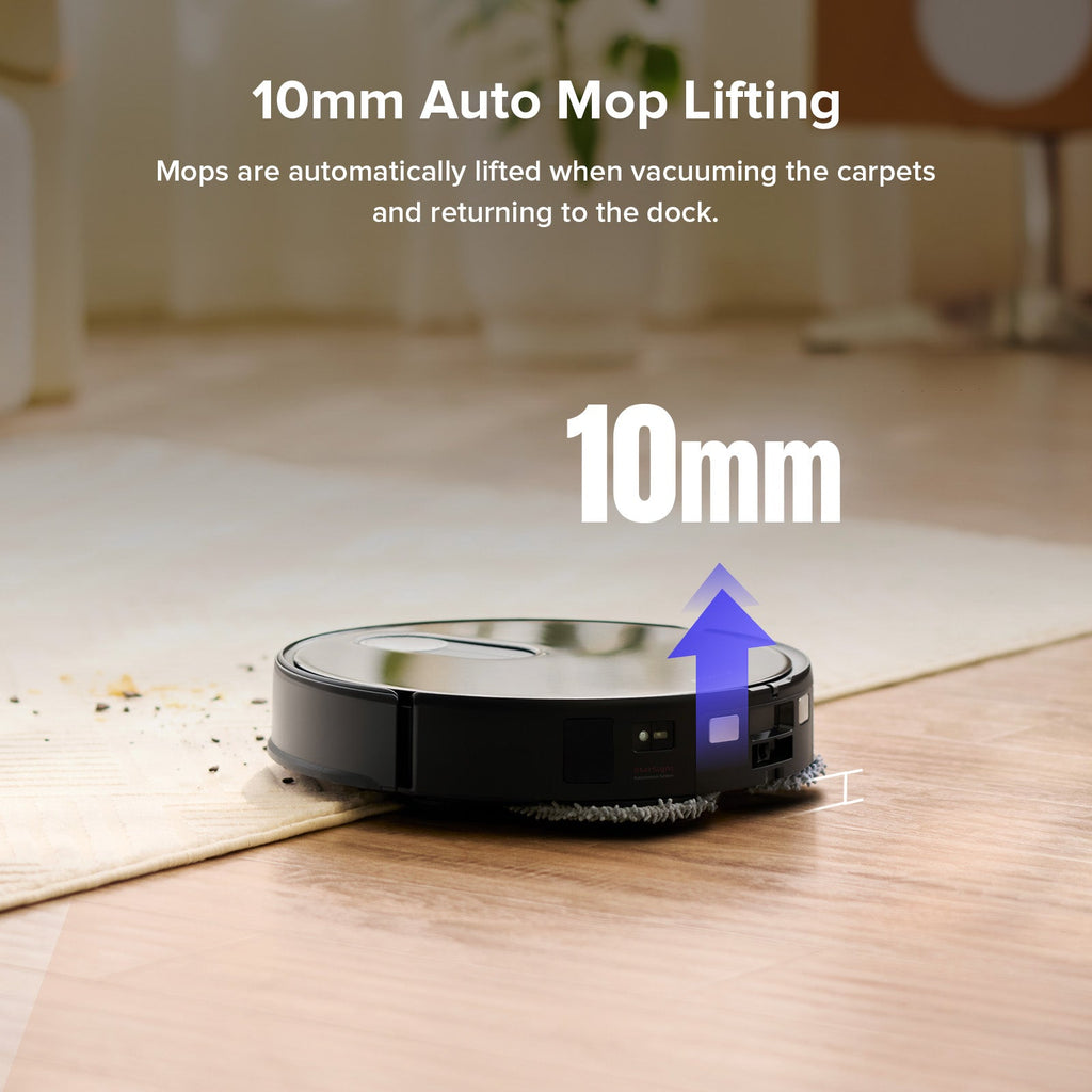 【Certified Refurbished 90% New】Roborock Qrevo Slim Robot Vacuum with Multifunctional Self-Cleaning Dock 3.0 (Upgraded from Qrevo Master)