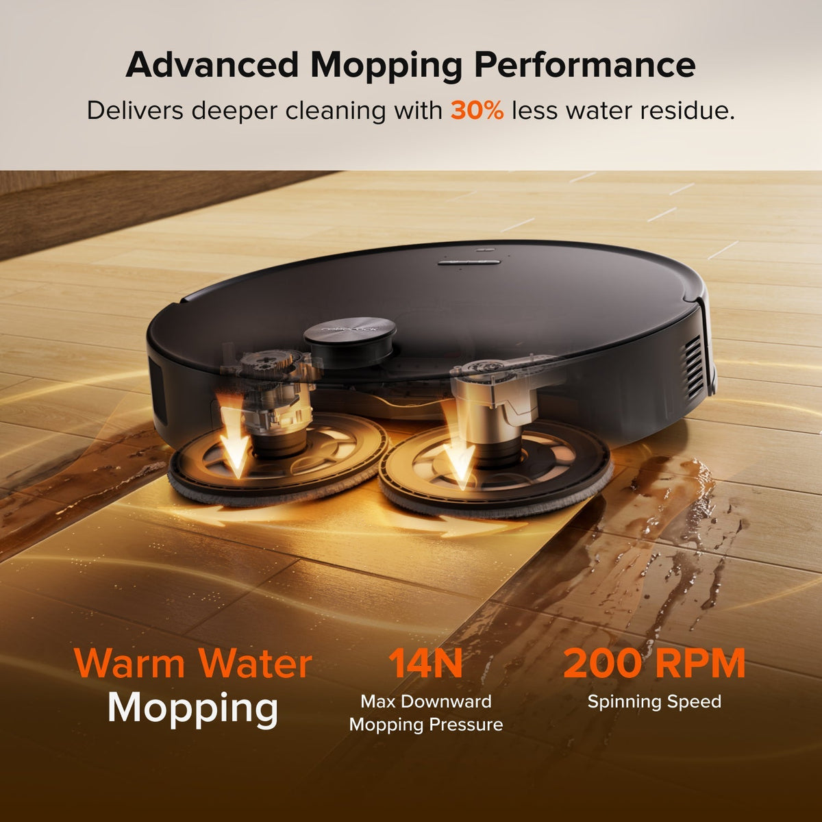 Roborock Qrevo Edge 3 Pro Robot Vacuum and Mop with Hot Water Mopping & Intelligent Dock