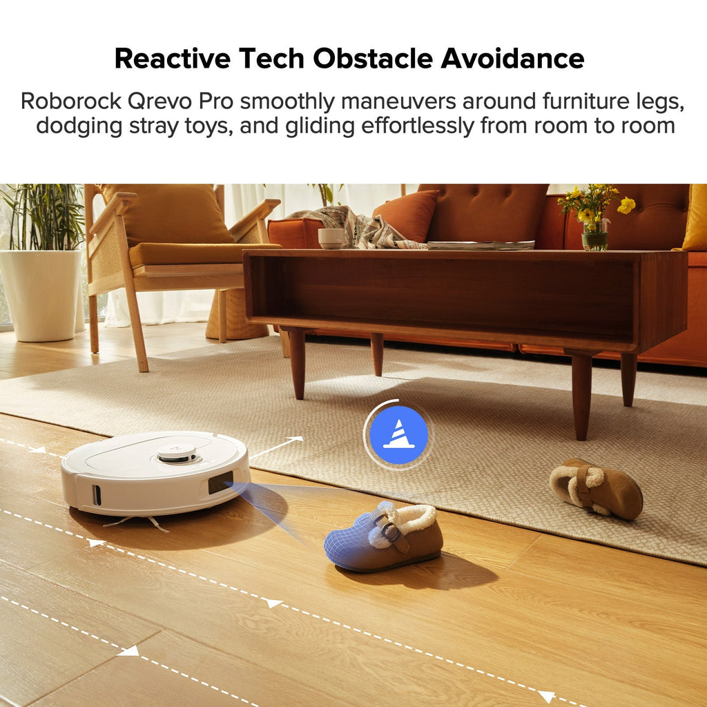 【Certified Refurbished 90% New】Roborock Qrevo Pro Robot Vacuum with Multifunctional Dock 2.0