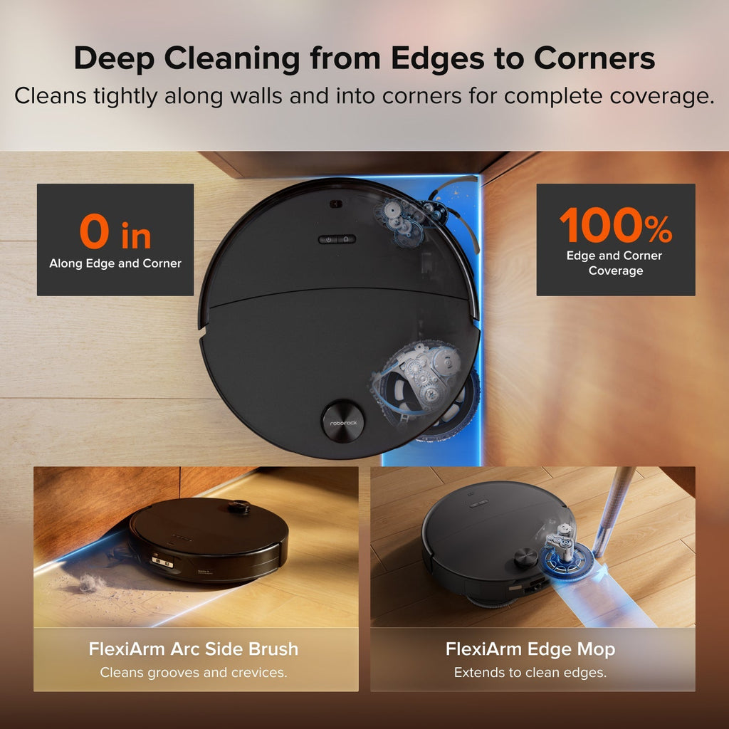 Roborock Qrevo Edge 3 Pro Robot Vacuum and Mop with Hot Water Mopping & Intelligent Dock
