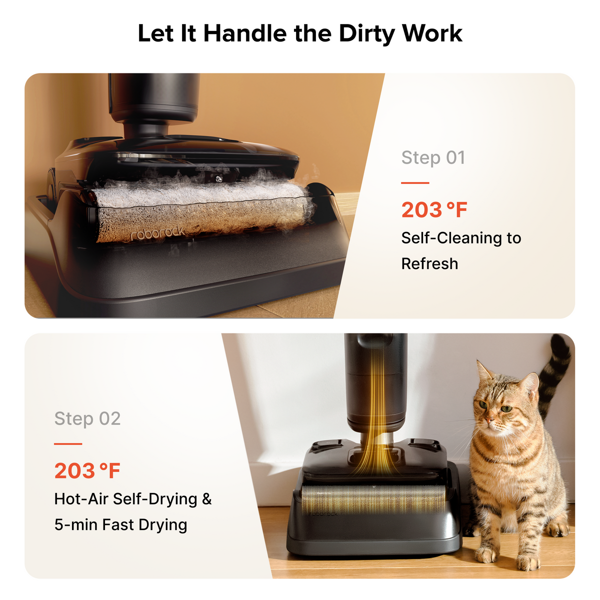 Roborock F25 ACE Pro Wet & Dry Vacuum with JetFoaming Cleaning
