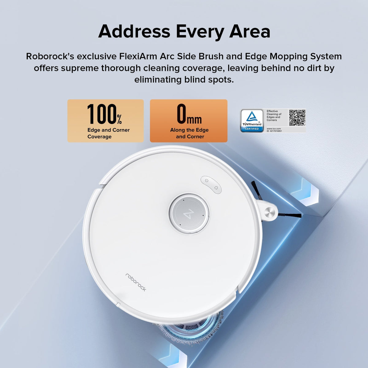 【Certified Refurbished 90% New】Roborock Qrevo Edge Robot Vacuum with Multifunctional Dock 3.0 (Upgraded from Qrevo Master)