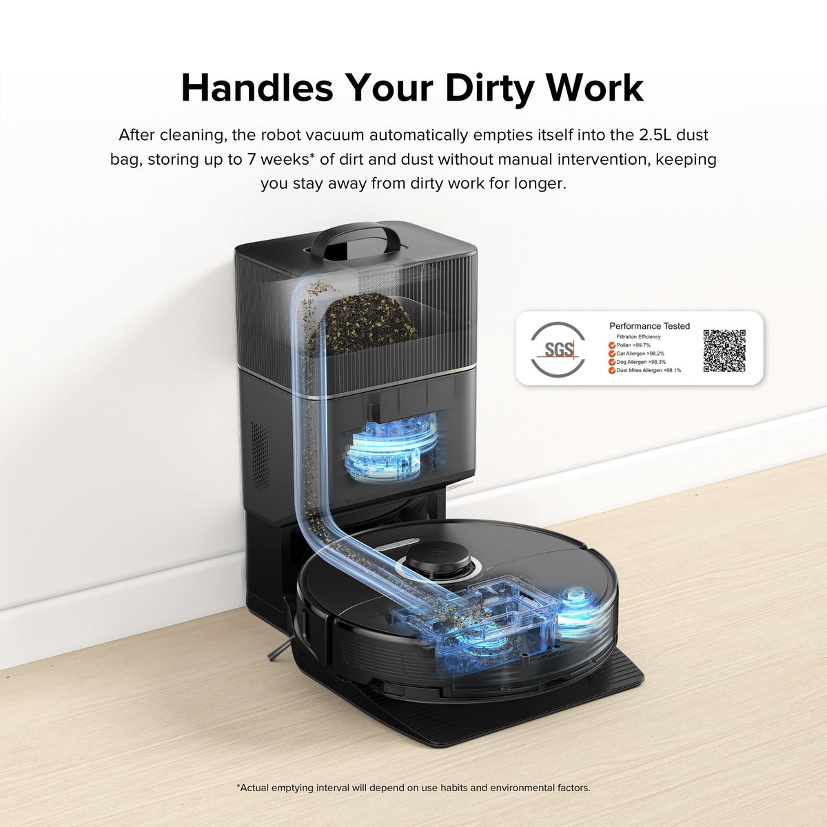 【Certified Refurbished 90% New】Roborock S8+ Robot Vacuum Cleaner