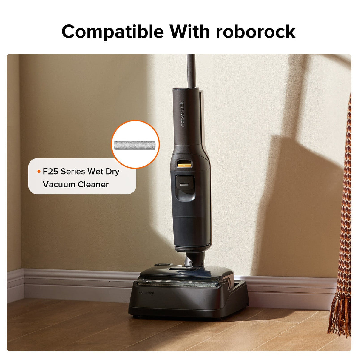 Roborock Soft Roller Brush for F25, F25LT, F25RT, F25ACE, F25ALT, F25 ACE Combo, F25 Combo
