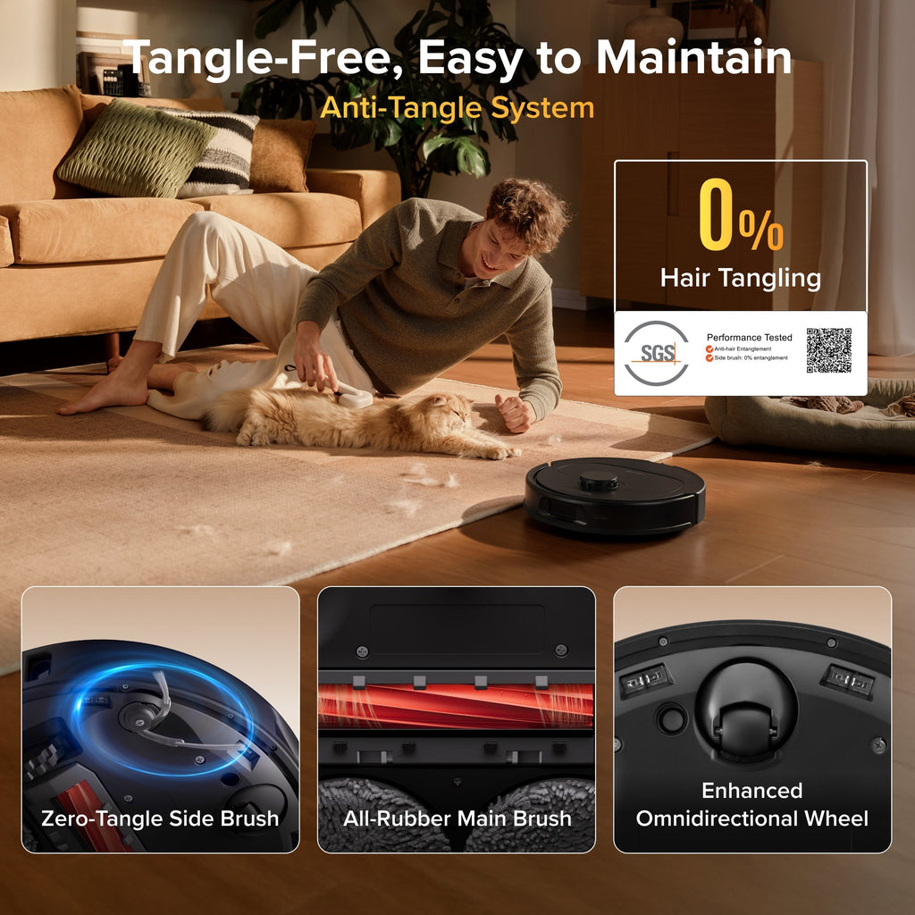 Roborock Qrevo S Pro Robot Vacuum and Mop - 18,500 Pa Suction & Multifunctional Dock