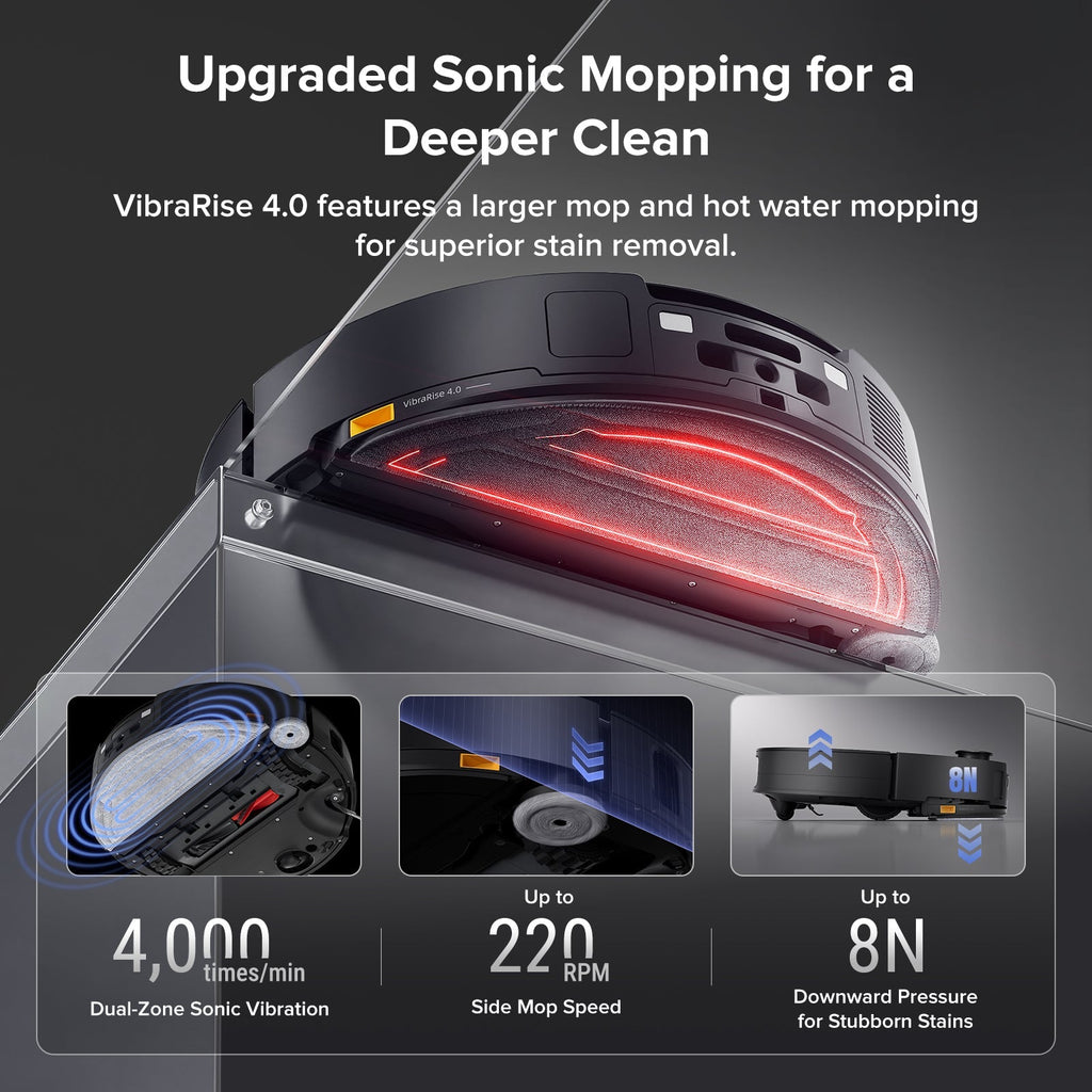 【Certified Refurbished 90% New】Roborock Saros 10 Robot Vacuum with Dual Anti-tangle System (Upgraded from S8 MaxV Ultra)