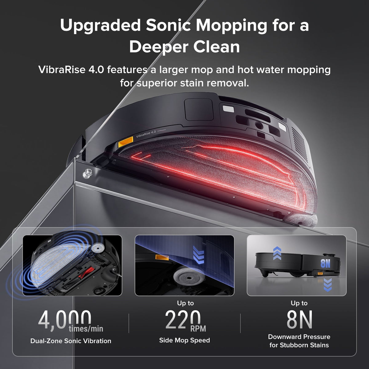 【Certified Refurbished 90% New】Roborock Saros 10 Robot Vacuum with Dual Anti-tangle System (Upgraded from S8 MaxV Ultra)