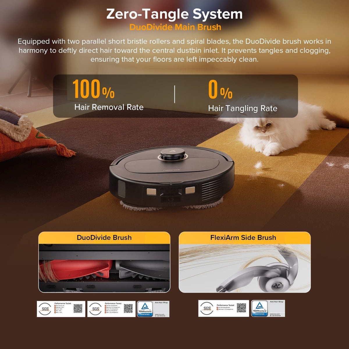 【Certified Refurbished 90% New】Roborock Qrevo S5V Robot Vacuum with Multifunctional Dock
