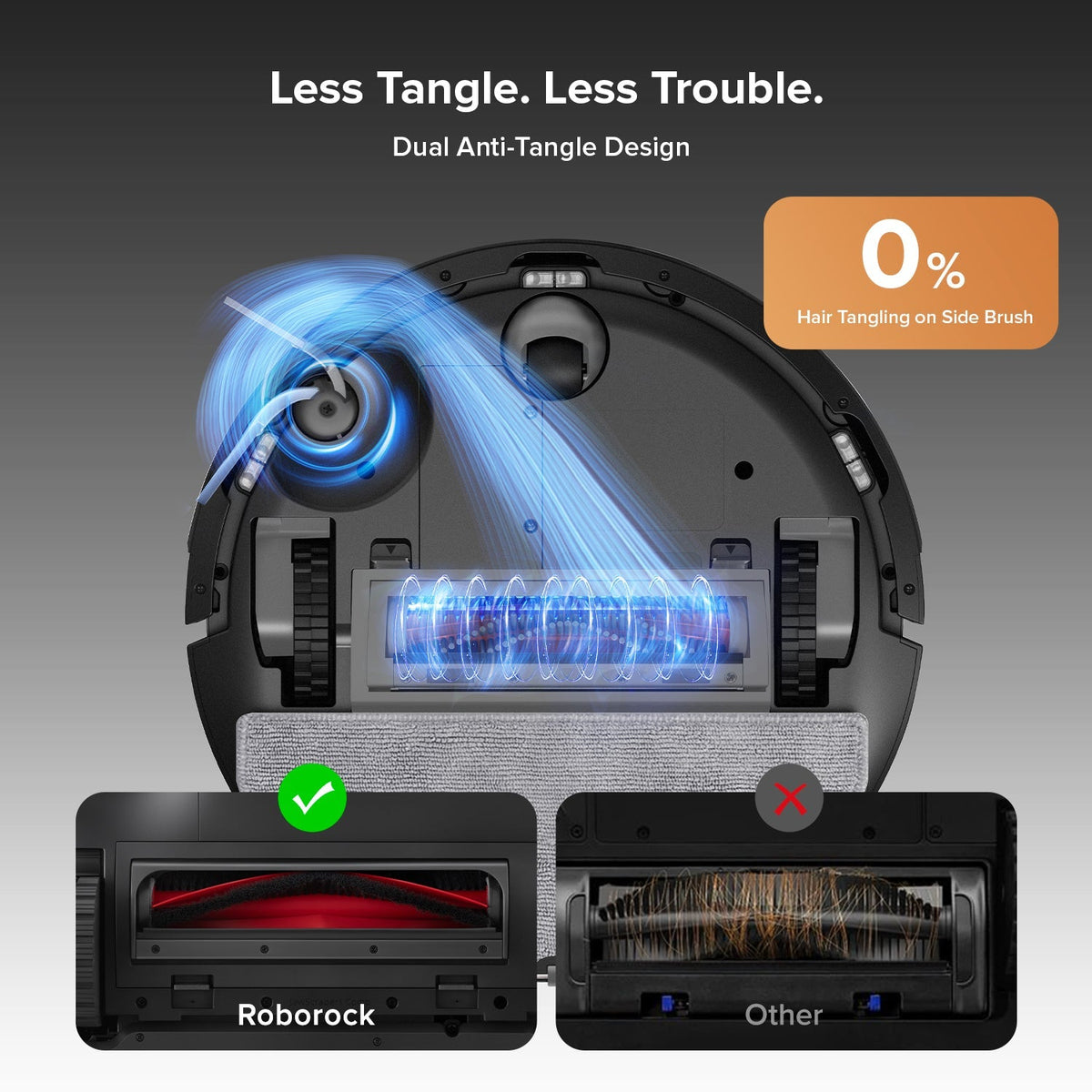【Certified Refurbished 90% New】Roborock Q10 S5+ Robot Vacuum and Mop with Auto-Empty Dock
