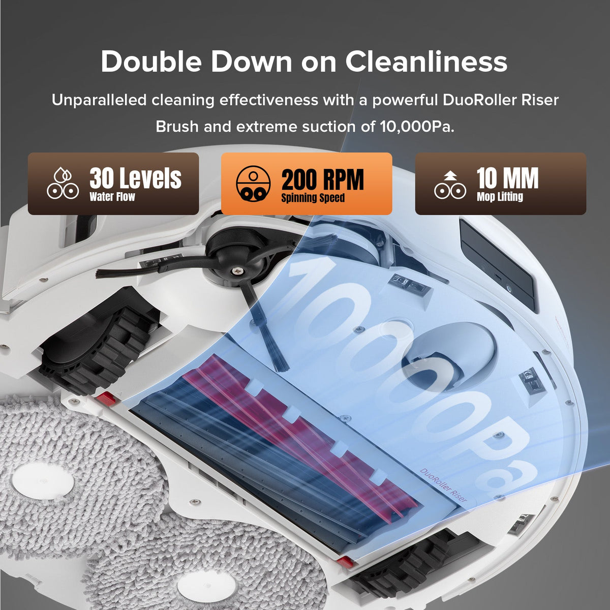【Certified Refurbished 90% New】Roborock Qrevo Master Robot Vacuum with Multifunctional Dock 3.0