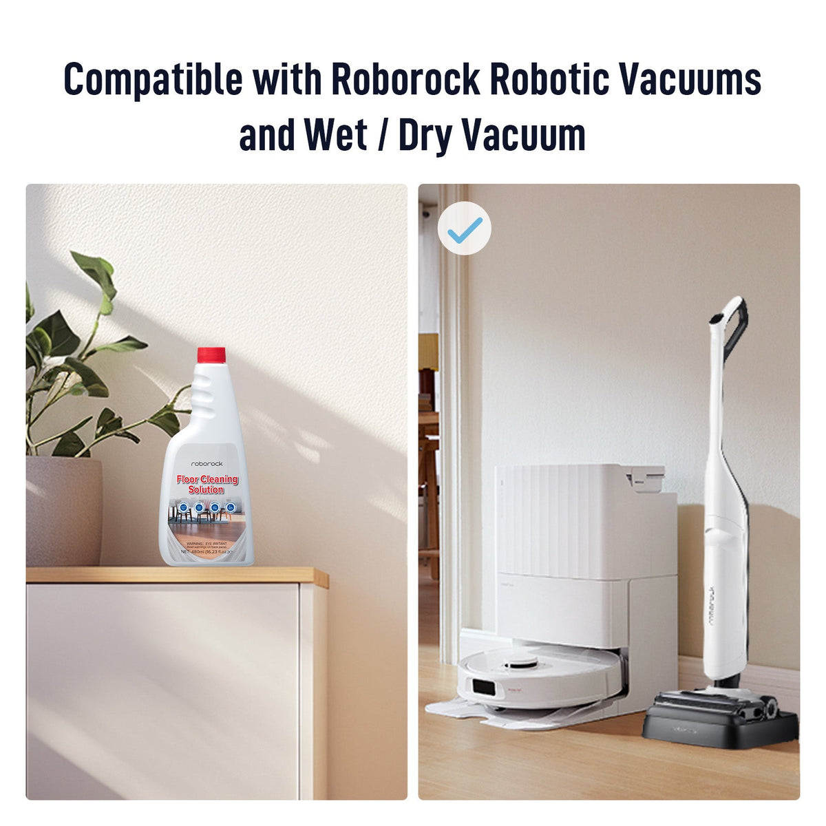 Roborock Official 480 ml Floor Cleaning Solution for Robot Vacuums