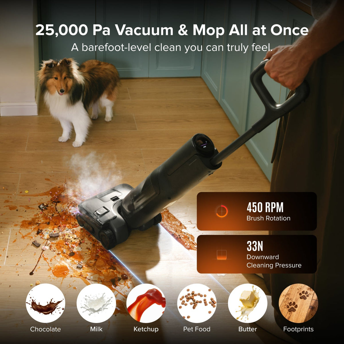 Roborock F25 Steam Wet & Dry Vacuum with Steam and High Temperature Self Cleaning