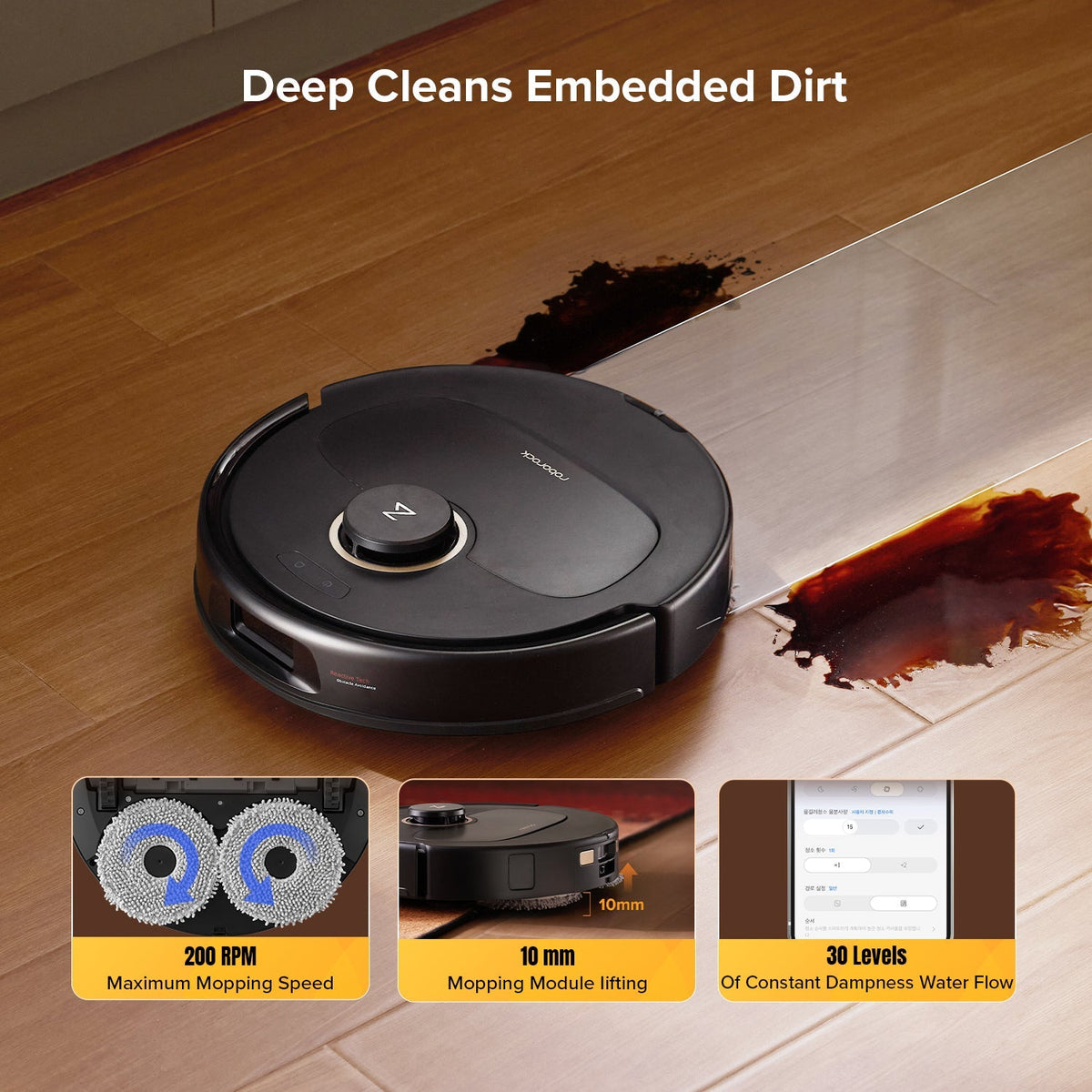 【Certified Refurbished 90% New】Roborock Qrevo S5V Robot Vacuum with Multifunctional Dock