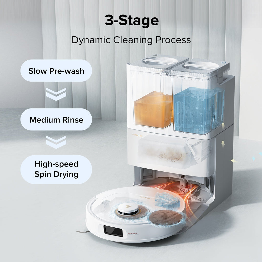 【Certified Refurbished 90% New】Roborock Qrevo S5V Robot Vacuum with Multifunctional Dock