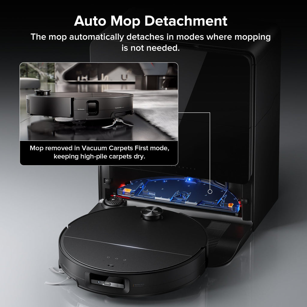 【Certified Refurbished 90% New】Roborock Saros 10 Robot Vacuum with Dual Anti-tangle System (Upgraded from S8 MaxV Ultra)