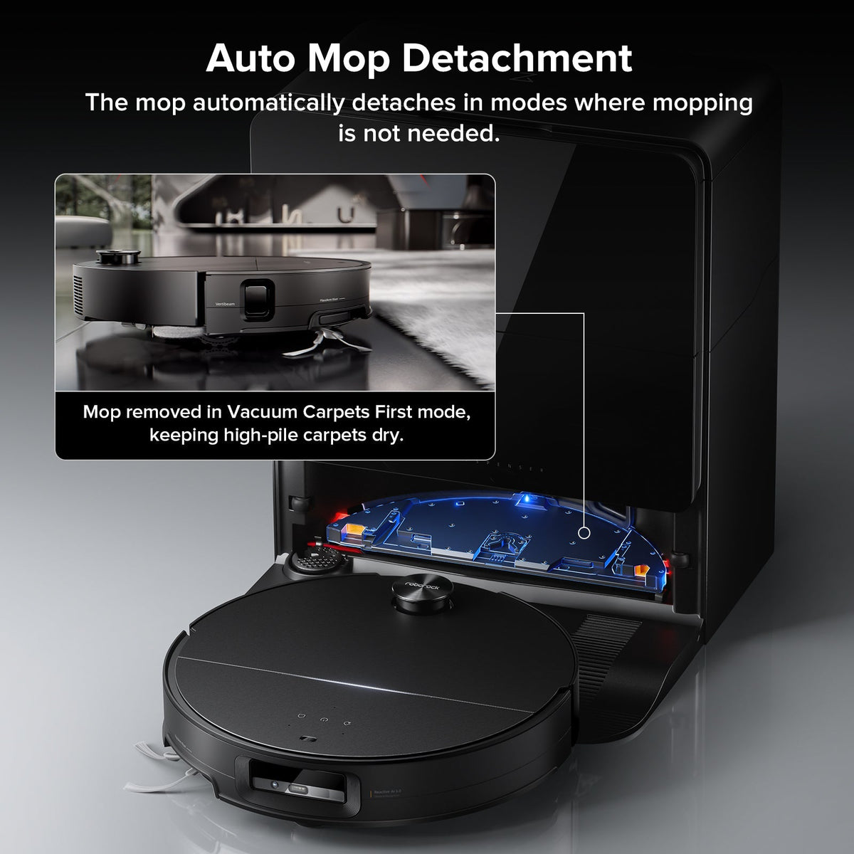 【Certified Refurbished 90% New】Roborock Saros 10 Robot Vacuum with Dual Anti-tangle System (Upgraded from S8 MaxV Ultra)