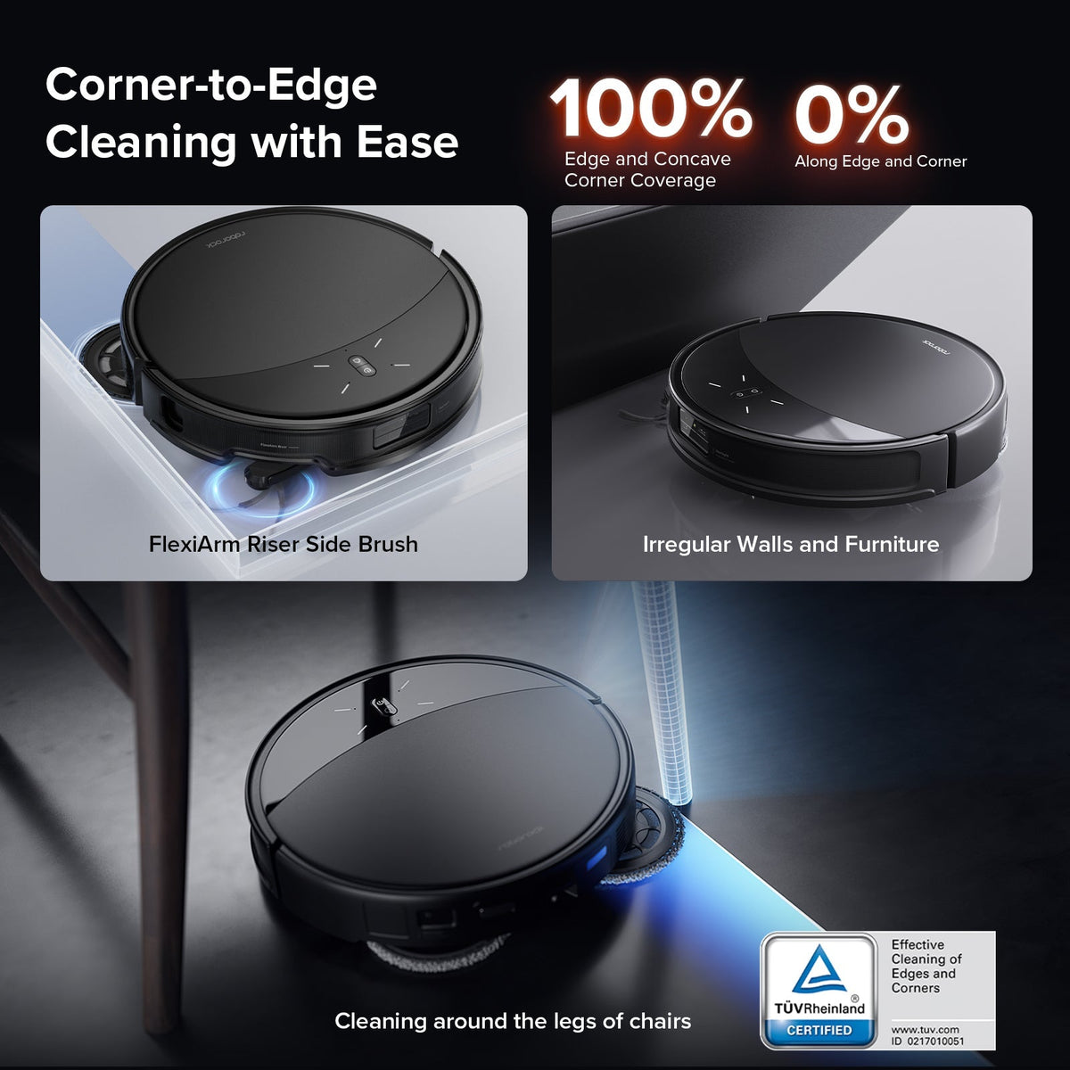 【Certified Refurbished 90% New】Roborock Saros 10R Robot Vacuum with Multifunctional Dock 4.0