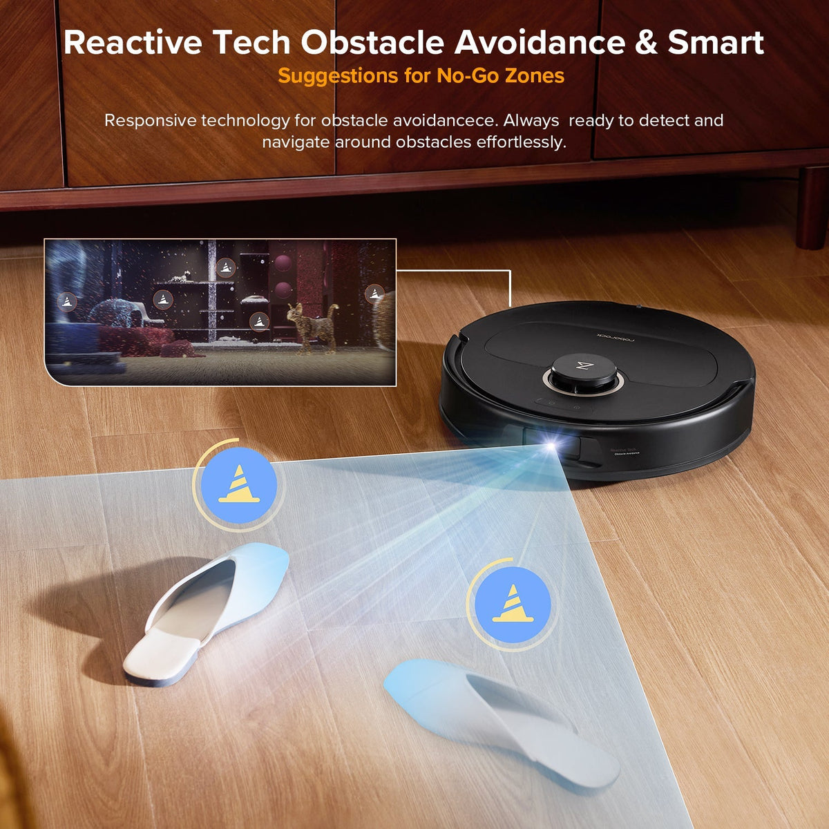 【Certified Refurbished 90% New】Roborock Qrevo S5V Robot Vacuum with Multifunctional Dock