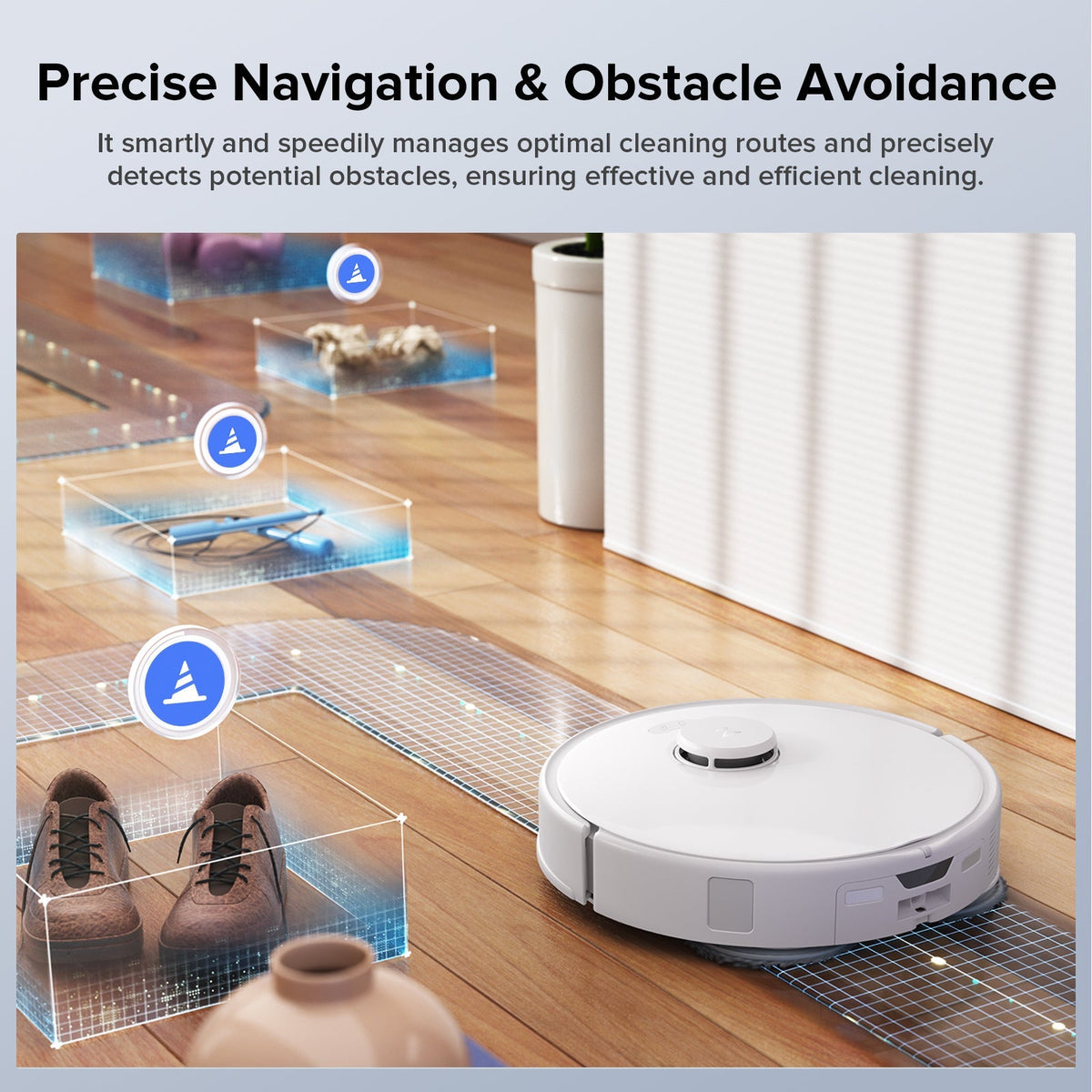 【Certified Refurbished 90% New】Roborock Qrevo Edge S5A Robot Vacuum with Multifunctional Dock 3.0