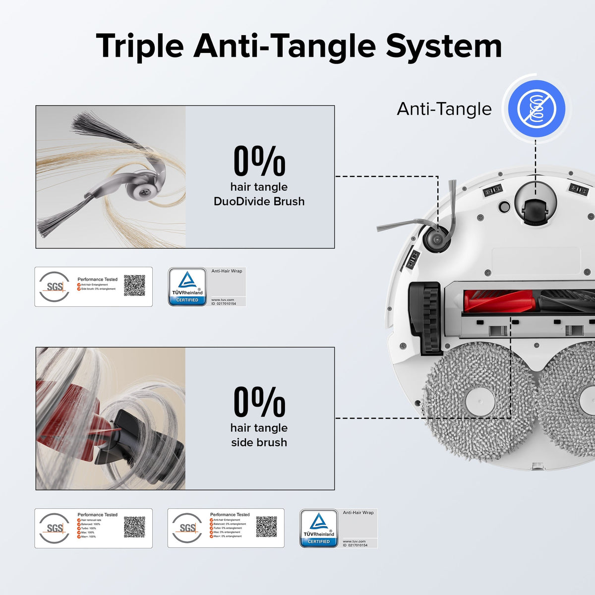 【Certified Refurbished 90% New】Roborock Qrevo S5V Robot Vacuum with Multifunctional Dock