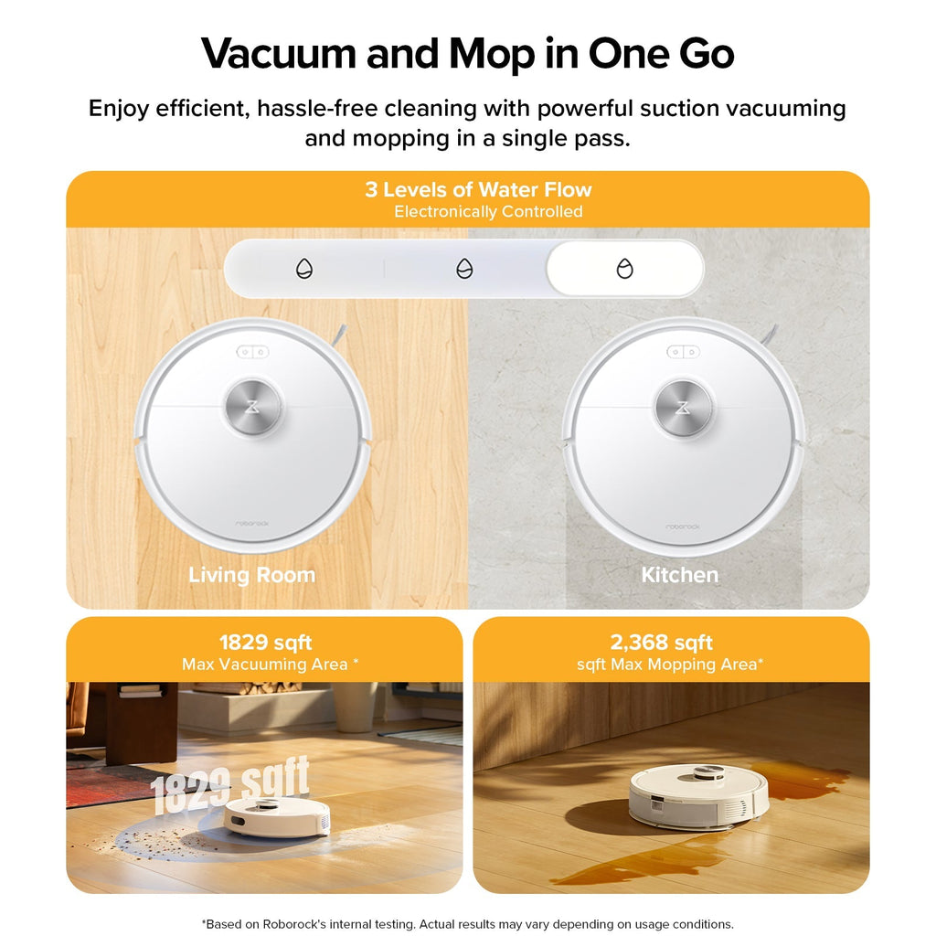 【Certified Refurbished 90% New】Roborock Q7 M5+ Robot Vacuum and Mop with Auto- Empty Dock (Upgraded from Q5 Max+)
