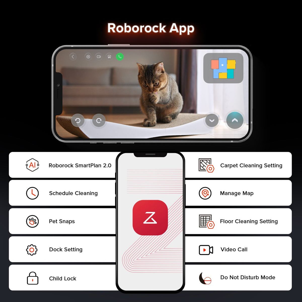 【Certified Refurbished 90% New】Roborock Saros 10R Robot Vacuum with Multifunctional Dock 4.0