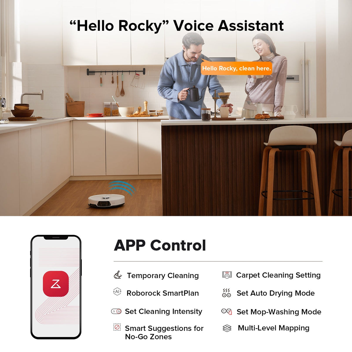 【Certified Refurbished 90% New】Roborock Qrevo Edge Robot Vacuum with Multifunctional Dock 3.0 (Upgraded from Qrevo Master)