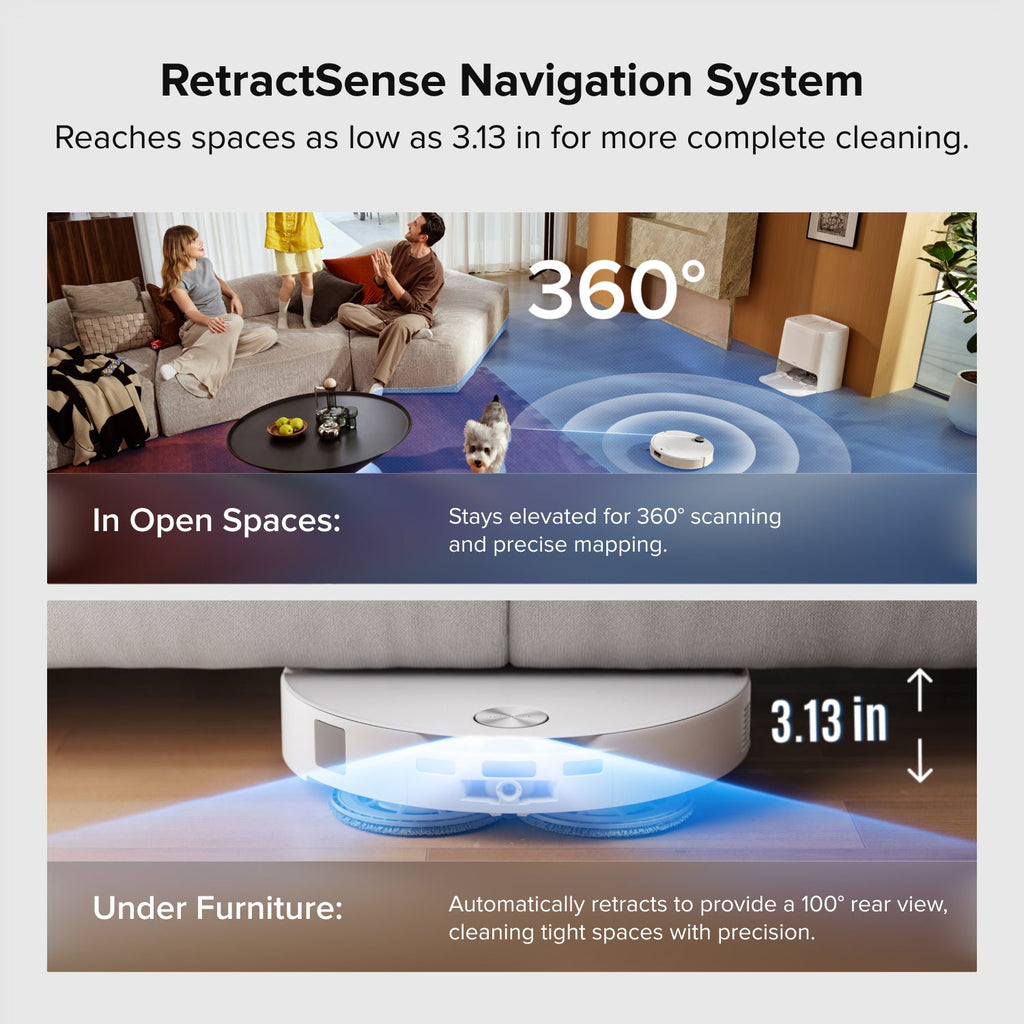 Roborock Qrevo Edge 3 Pro Robot Vacuum and Mop with Hot Water Mopping & Intelligent Dock