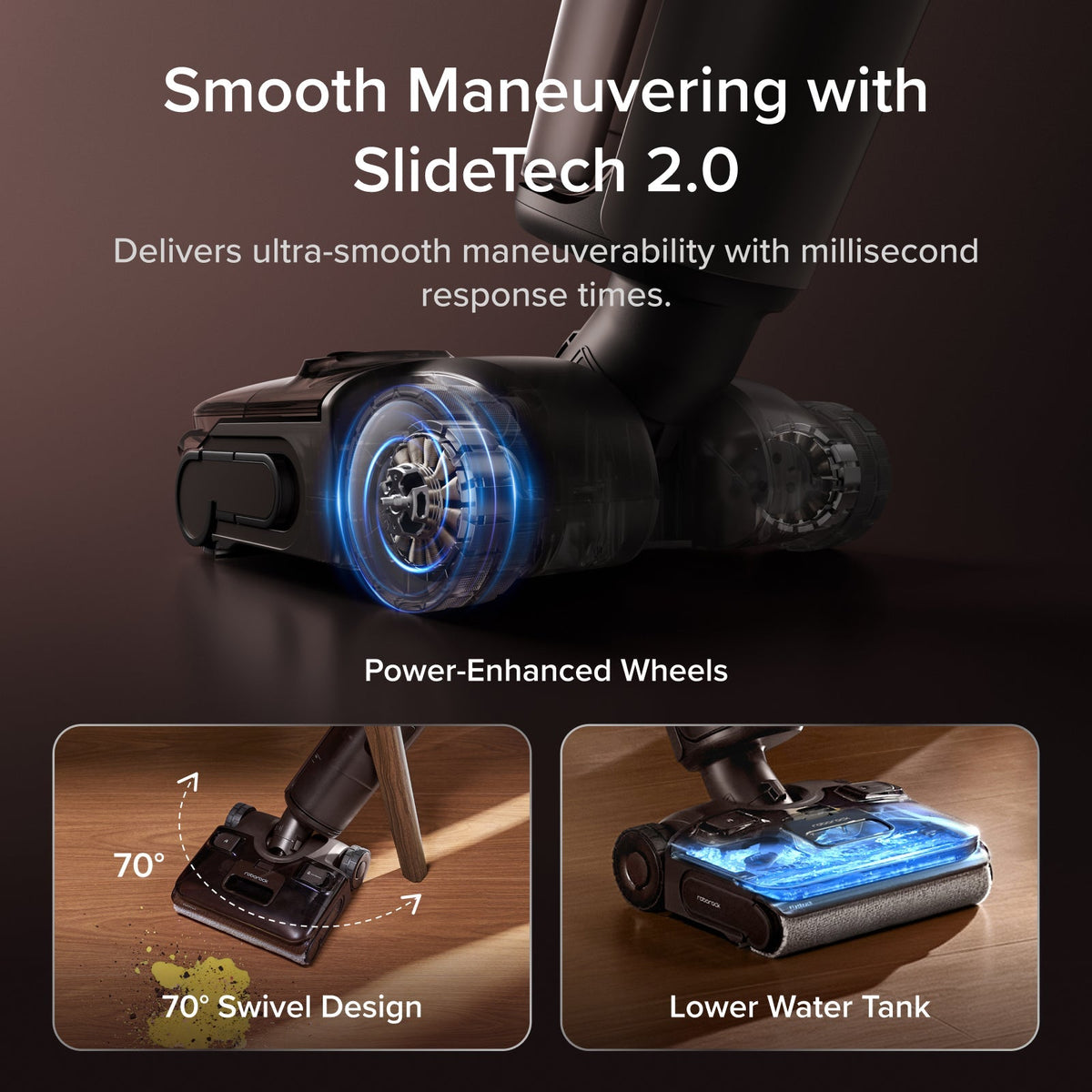 Roborock F25 Pro Turbo Wet Dry Vacuum with HyperScrub One-Tap Deep Cleaning