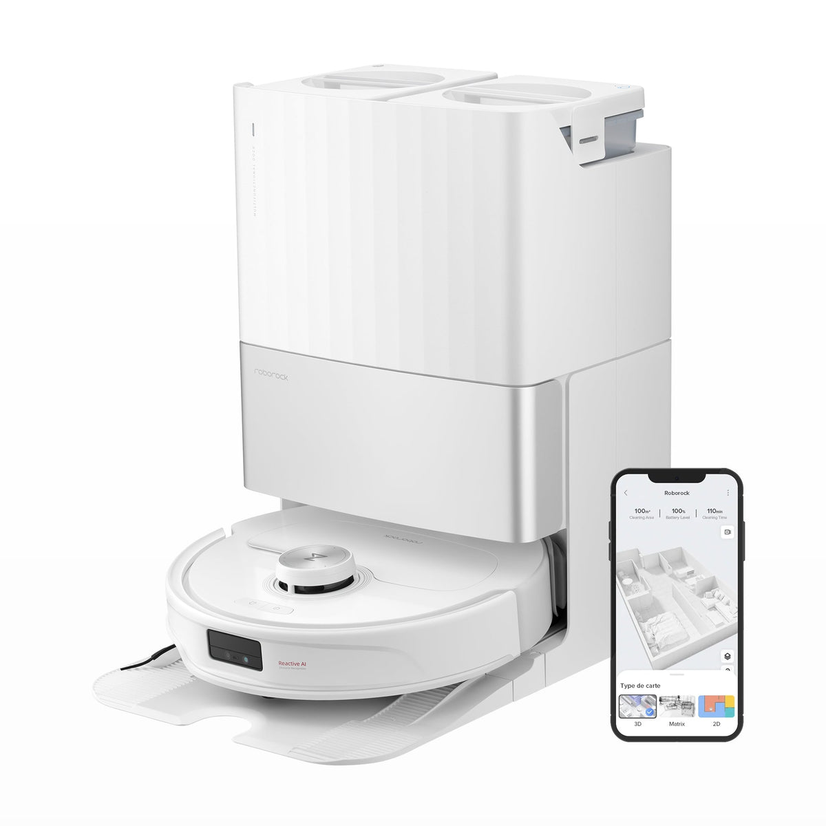 【Certified Refurbished 90% New】Roborock Qrevo Master Robot Vacuum with Multifunctional Dock 3.0