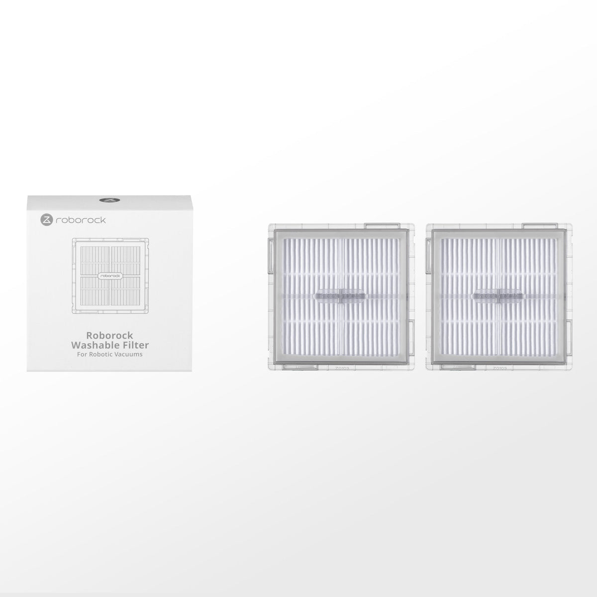 Roborock Washable Filter*2 pcs for Roborock Q10 S5, Q10 S5+, Q10 X5 and Q10 X5+