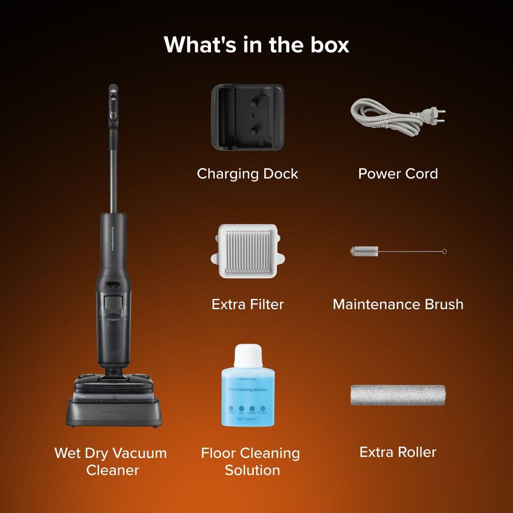 Roborock F25 Steam Wet & Dry Vacuum with Steam and High Temperature Self Cleaning