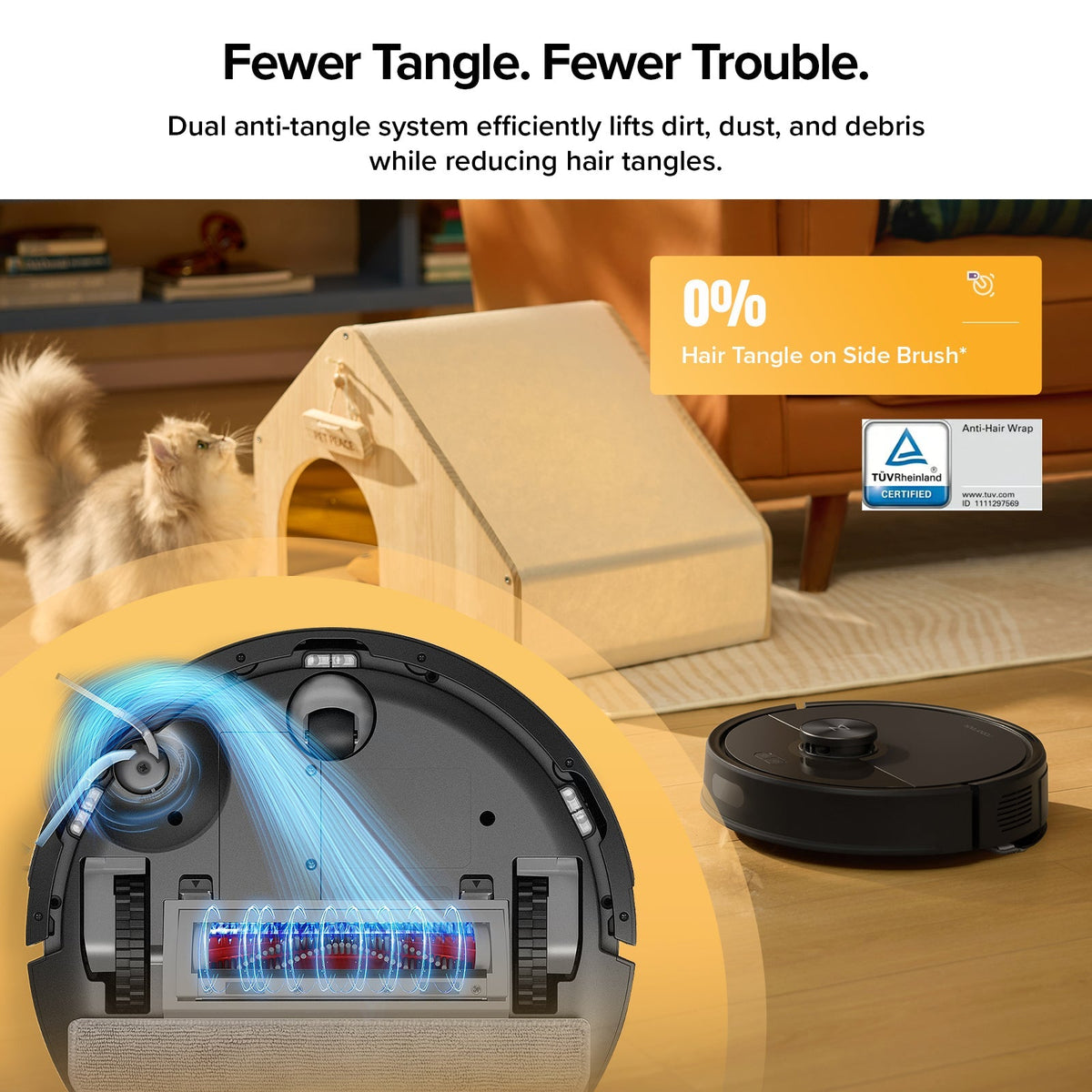 【Certified Refurbished 90% New】Roborock Q7 M5+ Robot Vacuum and Mop with Auto- Empty Dock (Upgraded from Q5 Max+)