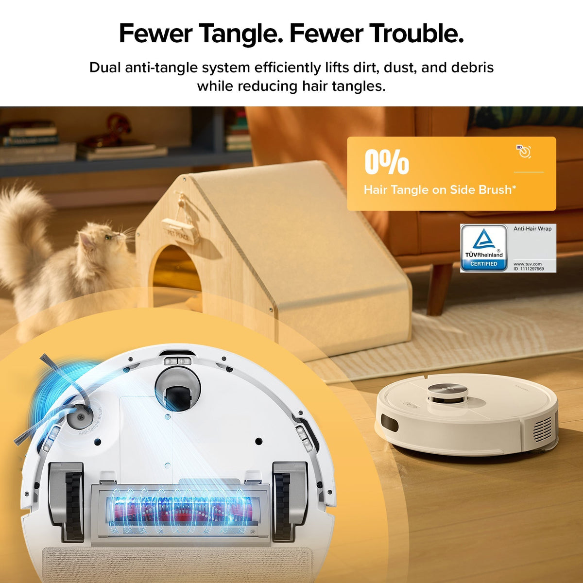 【Certified Refurbished 90% New】Roborock Q7 M5+ Robot Vacuum and Mop with Auto- Empty Dock (Upgraded from Q5 Max+)