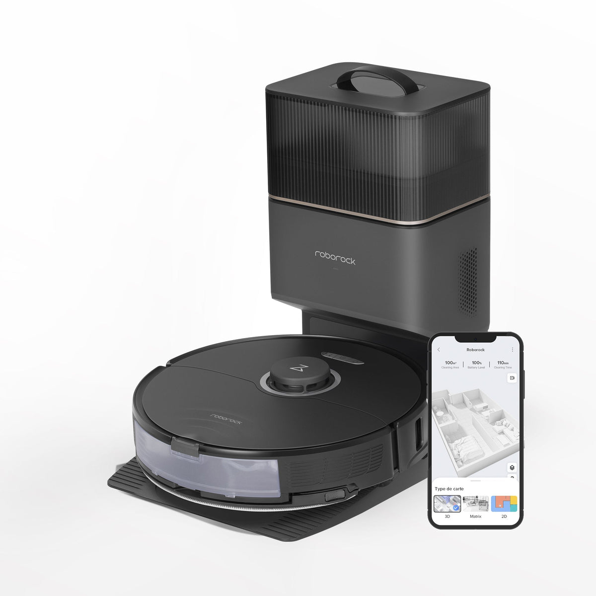【Certified Refurbished 90% New】Roborock S8+ Robot Vacuum Cleaner