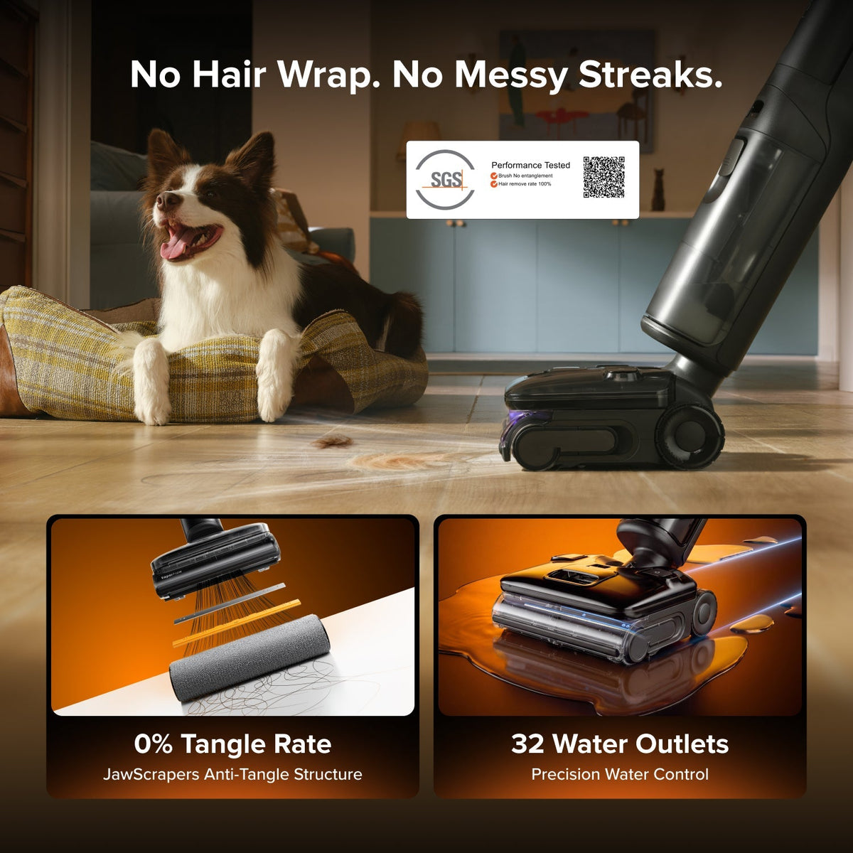 Roborock F25 Steam Wet & Dry Vacuum with Steam and High Temperature Self Cleaning