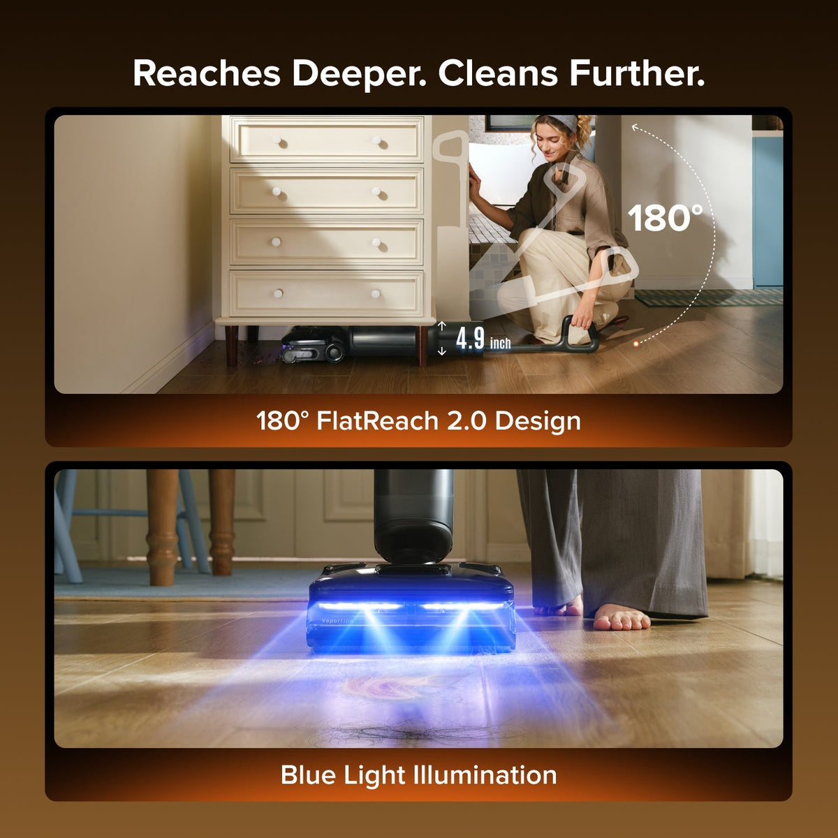 Roborock F25 Steam Wet & Dry Vacuum with Steam and High Temperature Self Cleaning
