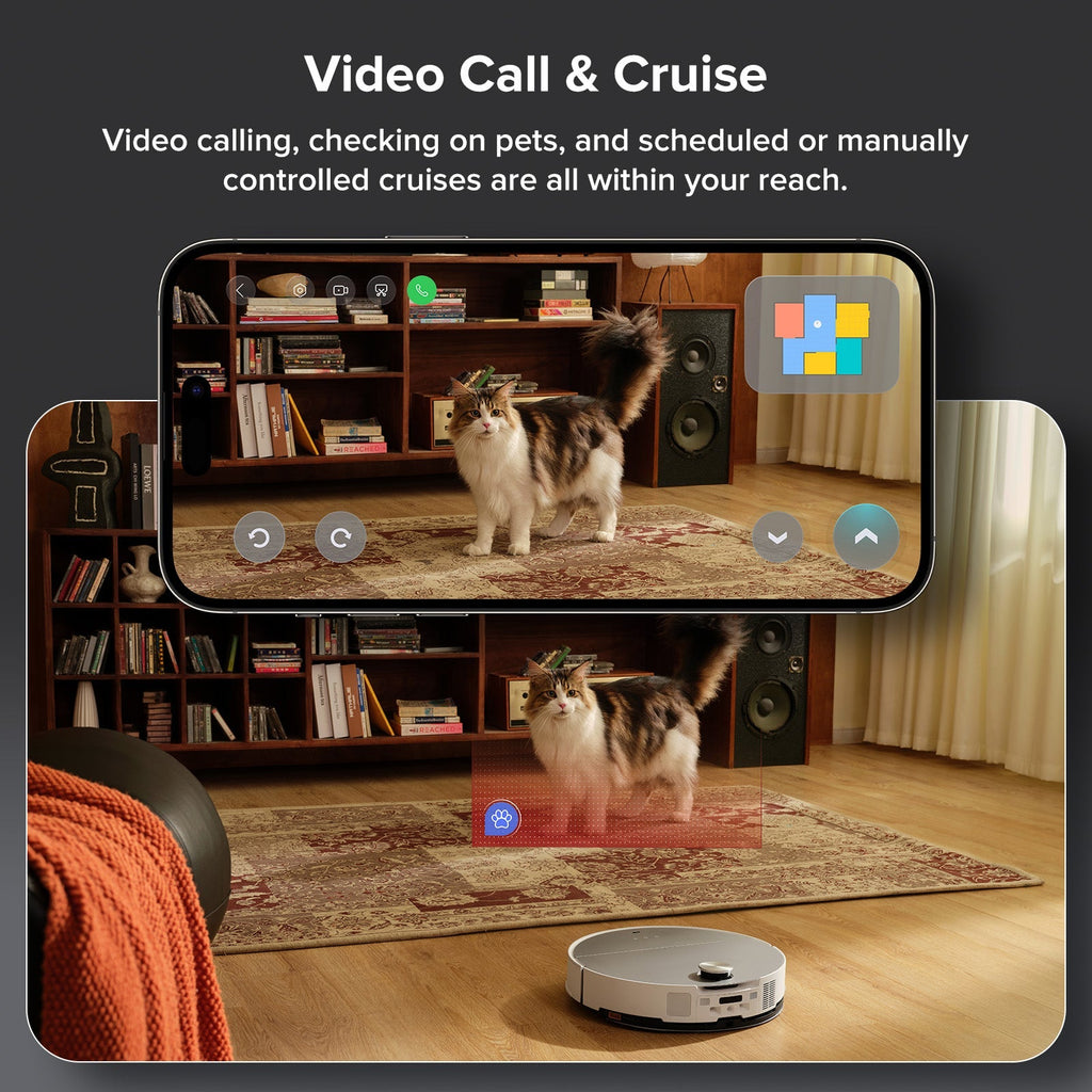 【Certified Refurbished 90% New】Roborock Saros 10 Robot Vacuum with Dual Anti-tangle System (Upgraded from S8 MaxV Ultra)